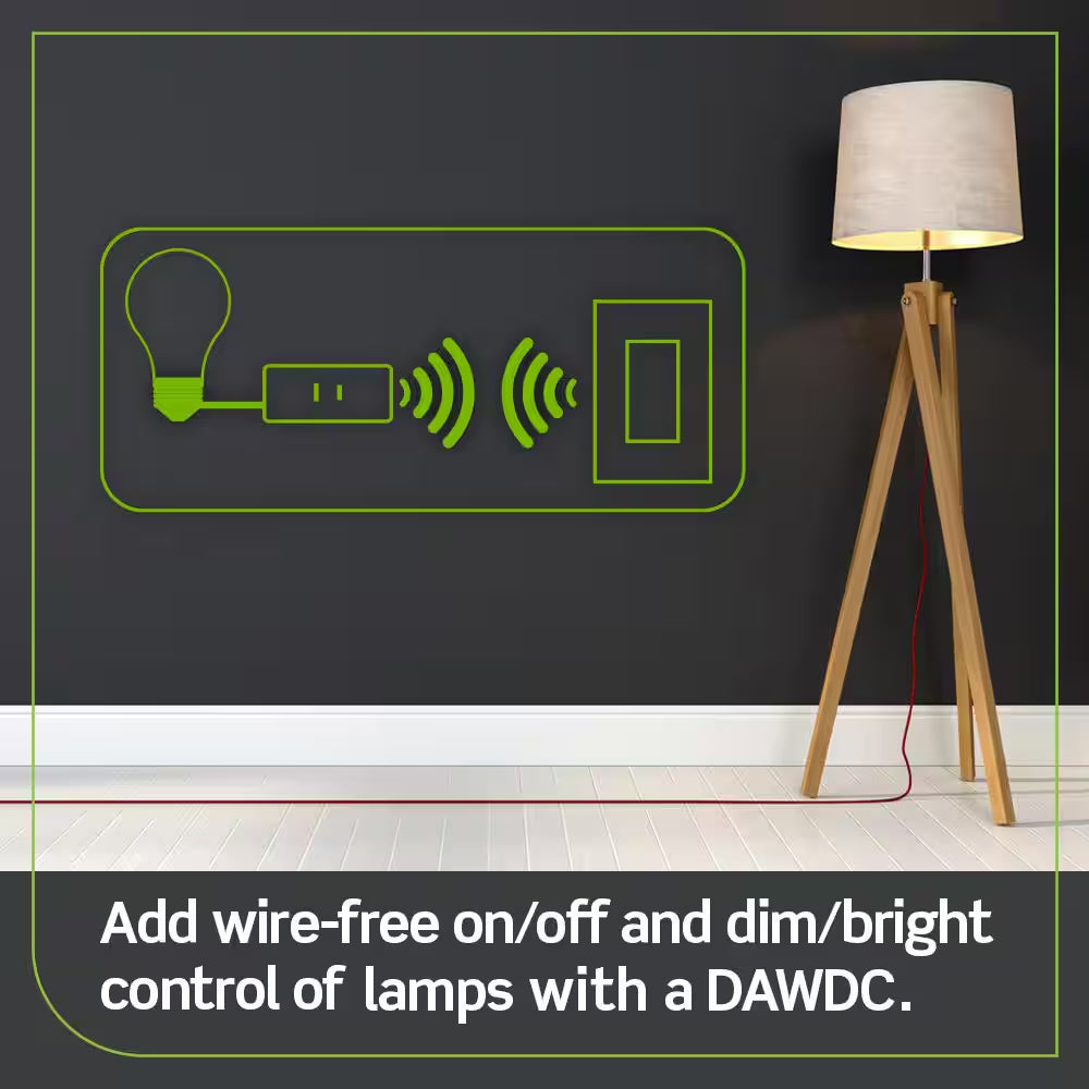 Decora Smart Wi-Fi 300W Single Pole Mini Plug-In Dimmer (2Nd Gen), No Hub Required, Works with Google, Alexa, & Homekit