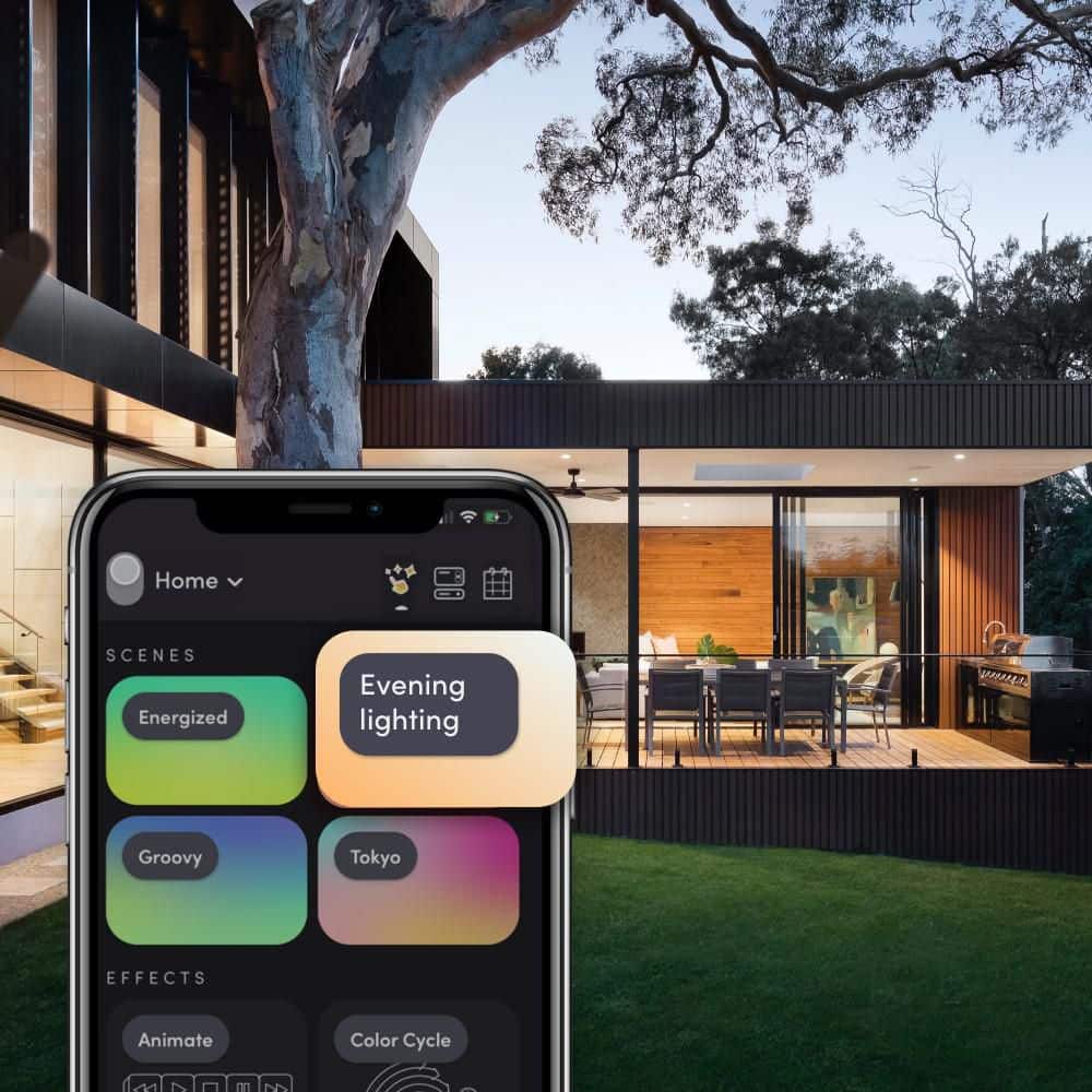 150-Watt Equivalent PAR38 Multi-Color 9000K Wi-Fi LED Light Bulb Works W/Alexa/Hey Google/Homekit Tunable White(12-Pack)