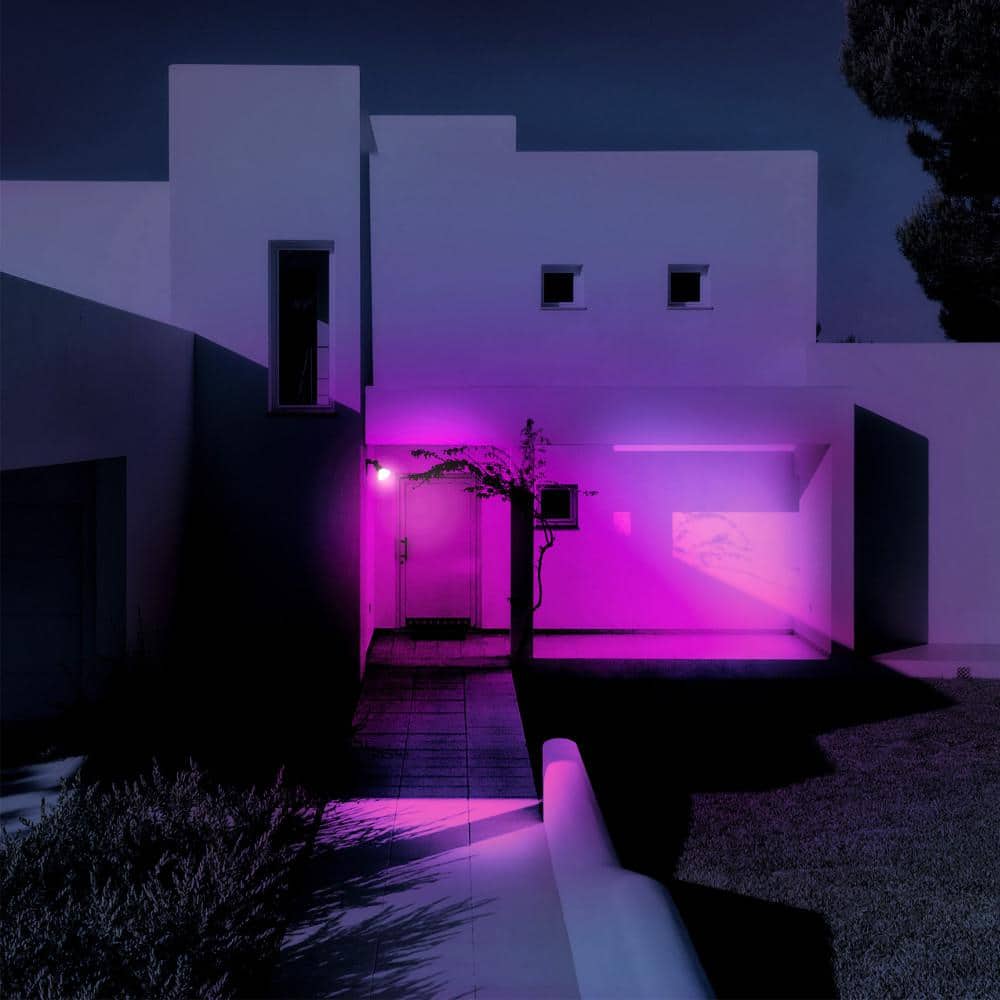 150-Watt Equivalent PAR38 Multi-Color 9000K Wi-Fi LED Light Bulb Works W/Alexa/Hey Google/Homekit Tunable White(12-Pack)