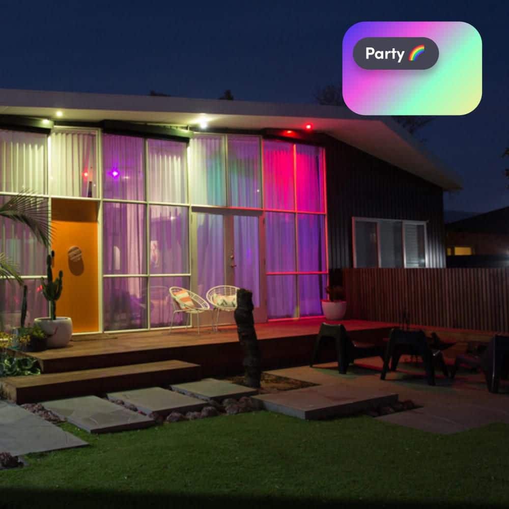 150-Watt Equivalent PAR38 Multi-Color 9000K Wi-Fi LED Light Bulb Works W/Alexa/Hey Google/Homekit Tunable White(12-Pack)